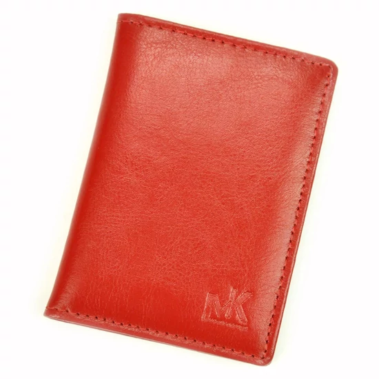 Money Kepper Valódi bőr Kártyatartó piros színben