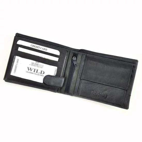 Wild Valódi bőr Pénztárca RFID rendszerrel
