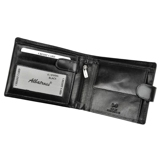 Albatross Valódi bőr Pénztárca RFID védelemmel