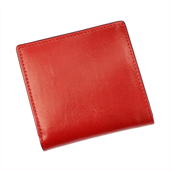 Valódi bőr Piros Pénztárca RFID védelemmel