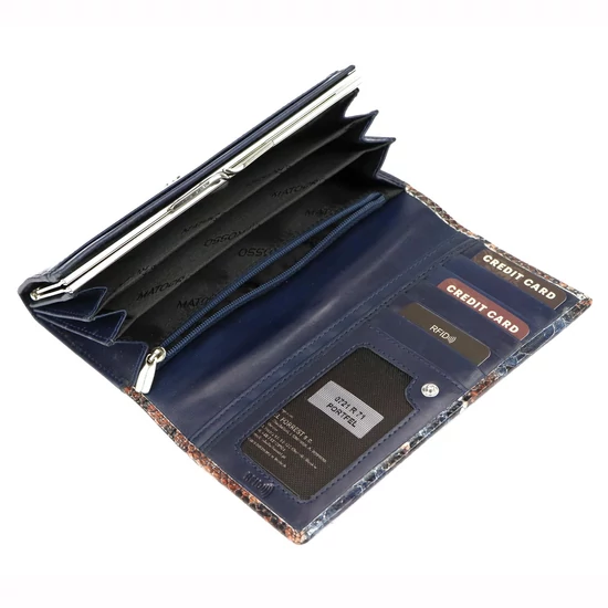 Mato Grosso Valódi bőr Pénztárca RFID védelemmel