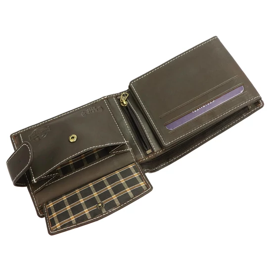 Cefirutti Valódi bőr férfi pénztárca RFID rendszerrel