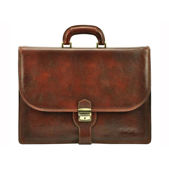 Pierre Cardin Valódi bőr Aktatáska