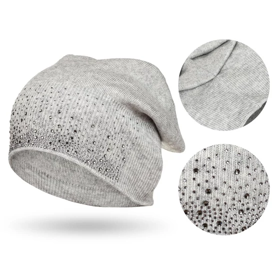 Női gyapjúkeverék sapka PTN HAT-01 Grey Peterson