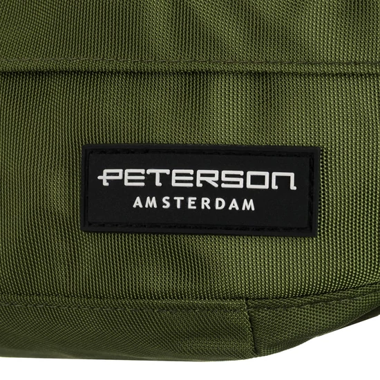 Sportos, tágas zöld övtáska - Peterson