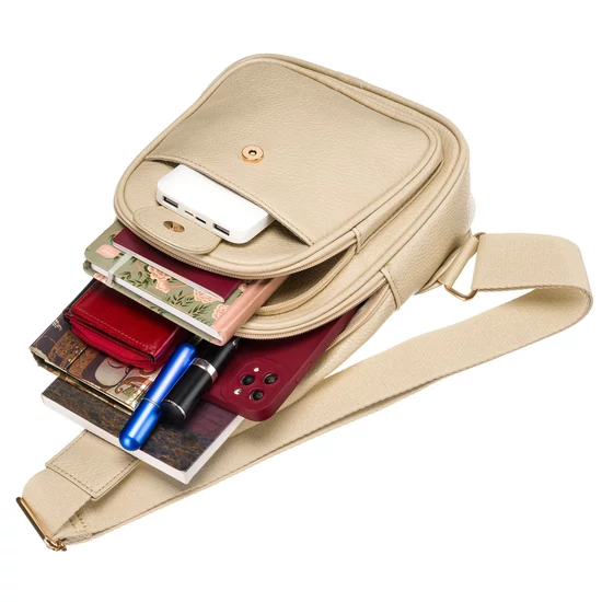 Peterson Hátizsák PU PTN SSY-1-F19 Bézs színű