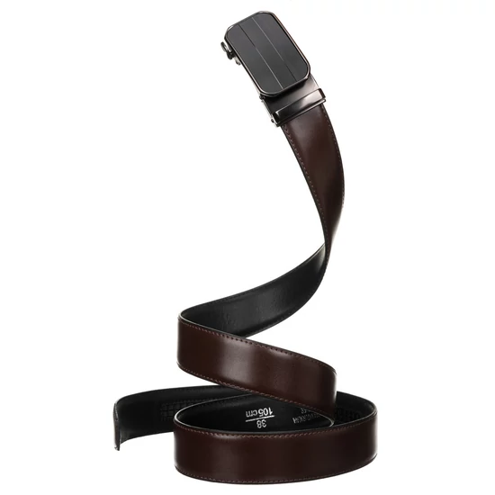 PU+bőr 35 mm-es öv PTN AB35-03-PUL BROWN