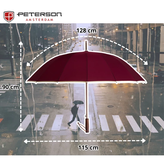 Parasolka Peterson PTN UMB-02T piros