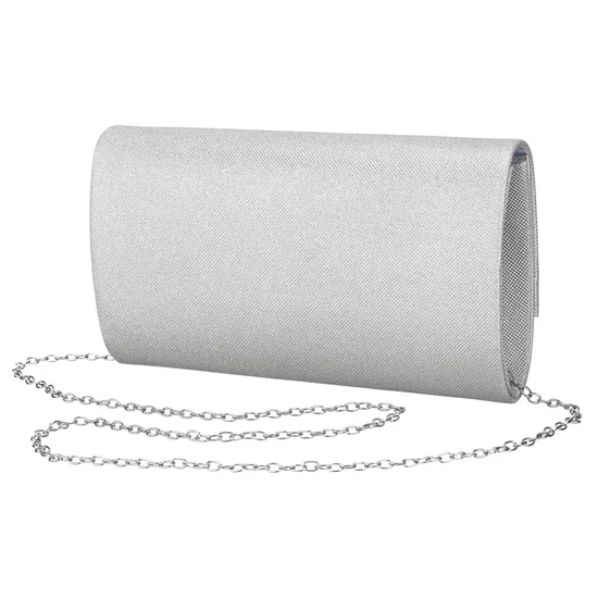 R-XS028-2 Ezüst kuplung táska