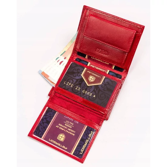 PETERSON PTN RD-270-GCL RFID bőr pénztárca