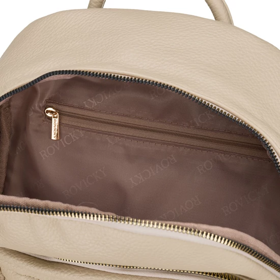 Női PU hátizsák R-KP-22-A19 Beige2