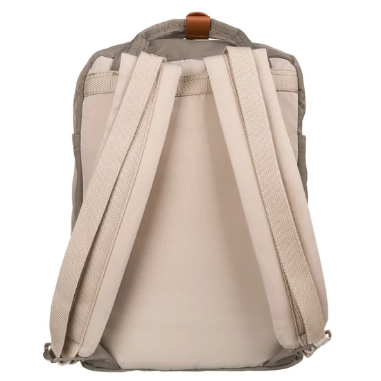LULUCASTAGNETTE NANO GRIS/ECRU textil hátizsák