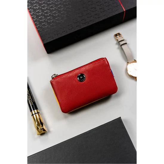 Bőr billentyűzet PTN K50-M-MNK Red Multi