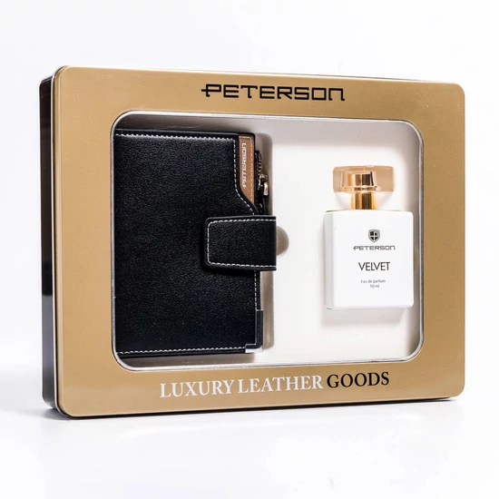 Ajándékcsomag: női pénztárca és Peterson Velvet eau de parfum PTN ZD3