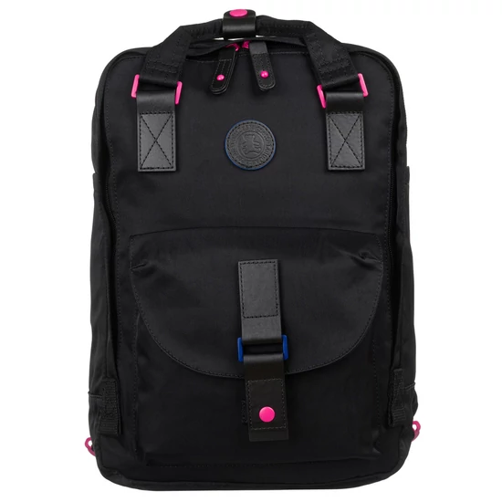 Textil hátizsák LULUCASTAGNETTE NANO NOIR/BLACK