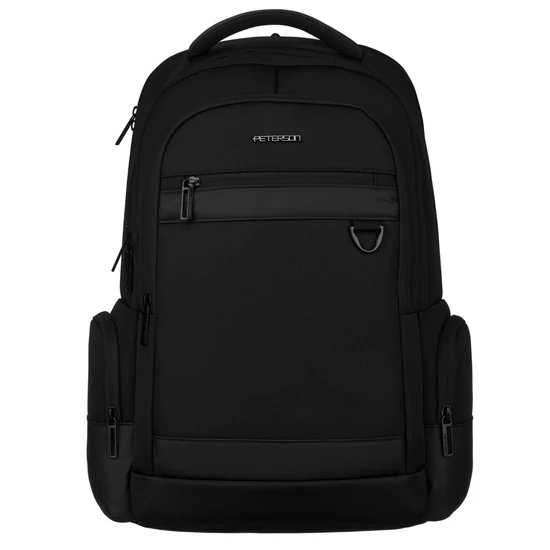 Peterson PTN PTY-02 FEKETE laptop hátizsák táskatartóval