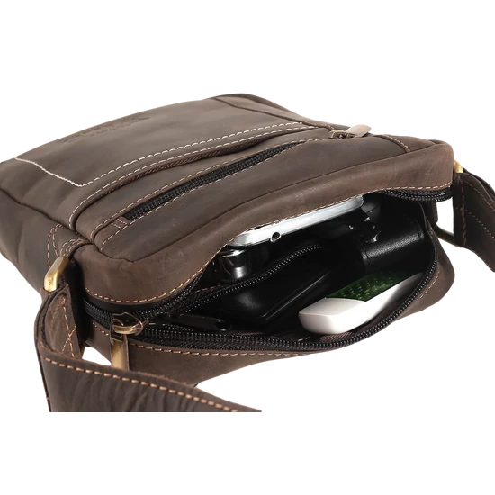 Férfi bőrtáska ALWAYS WILD 250840-MH Brown