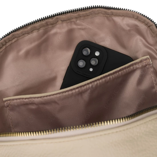 Női PU hátizsák R-KP-22-A19 Beige2