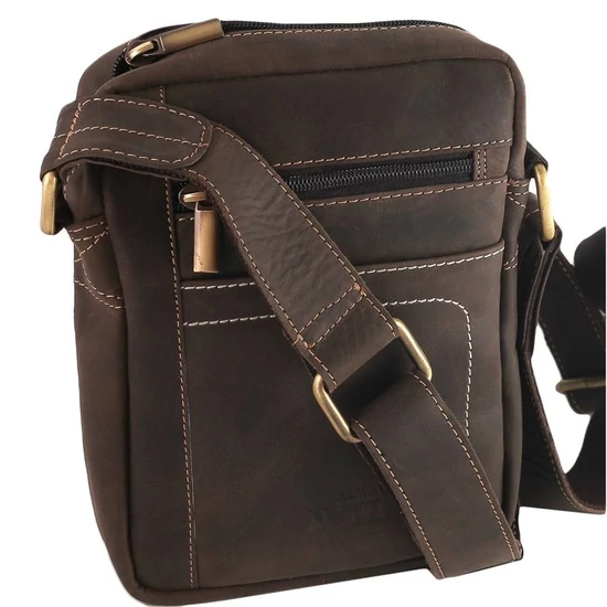 Férfi bőrtáska ALWAYS WILD 250840-MH Brown
