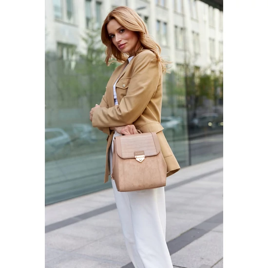 Női öko hátizsák PTN PLEC-ALE-1 D.Beige