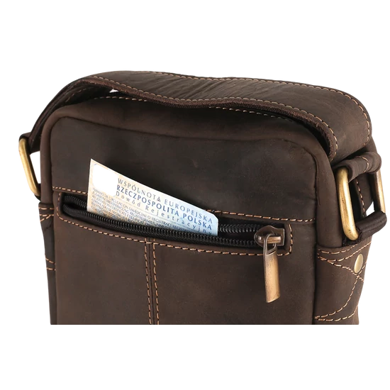 Férfi bőrtáska ALWAYS WILD 250840-MH Brown