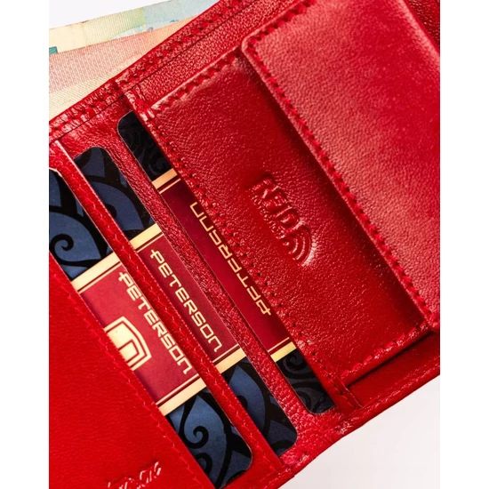 PETERSON PTN RD-270-GCL RFID bőr pénztárca