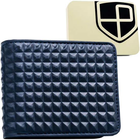 Férfi PU bőr pénztárca PTN EH-07Z Navy