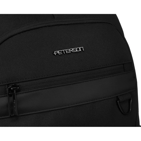 Peterson PTN PTY-02 FEKETE laptop hátizsák táskatartóval