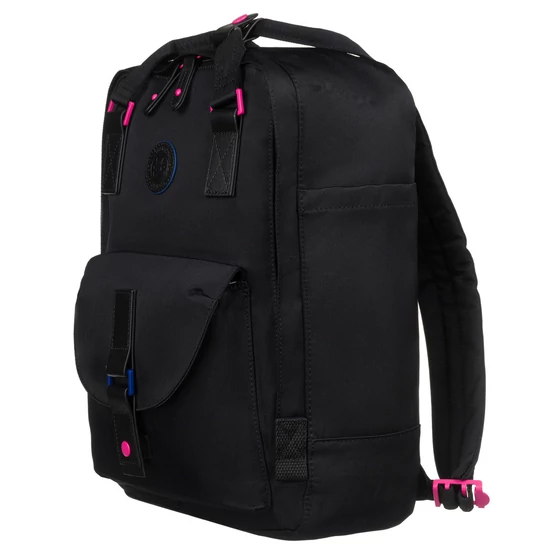 Textil hátizsák LULUCASTAGNETTE NANO NOIR/BLACK