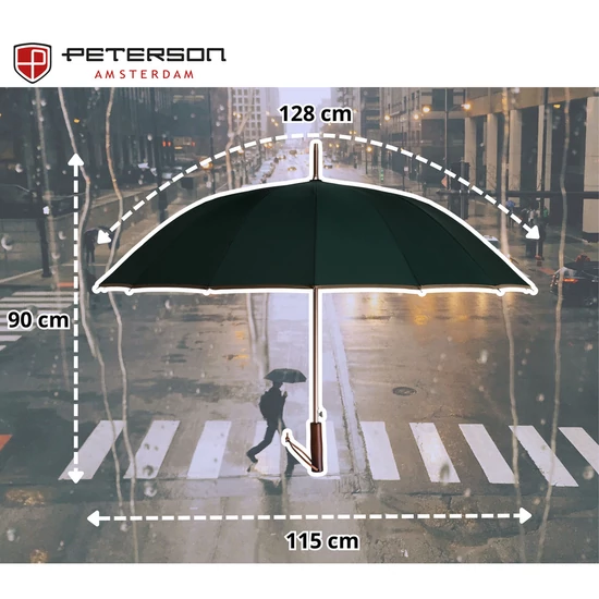 Parasolka Peterson PTN UMB-02T zöld