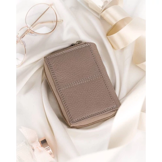 PETERSON bőrtáska + pénztárca PTN 6104-DS D.Beige