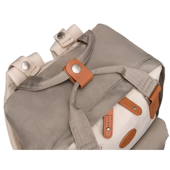 LULUCASTAGNETTE NANO GRIS/ECRU textil hátizsák