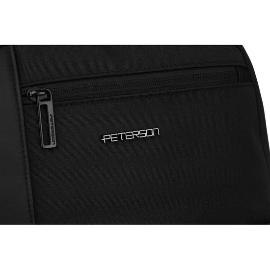 Peterson PTN PTY-01 FEKETE laptop hátizsák táskatartóval