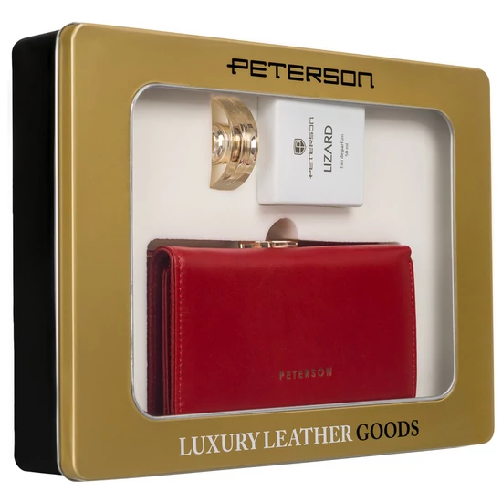 Ajándékcsomag: női pénztárca és Peterson Lizard eau de parfum PTN ZD30