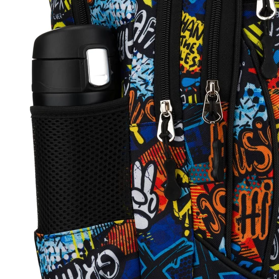 Peterson Ergonomikus Iskolatáska Gyerekeknek – graffitimintás, könnyű és praktikus