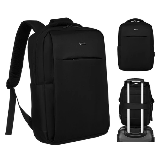 Peterson laptoptartós Hátizsák USB töltővel