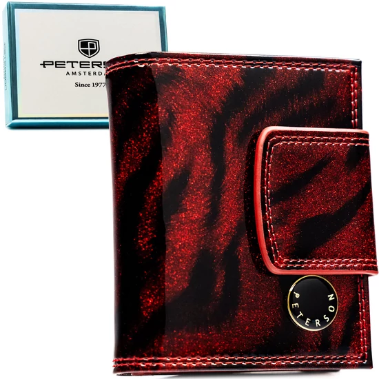 Női pénztárca bőr+PU PTN PS329-TDS Red