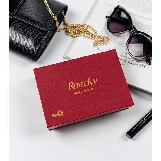 ROVICKY 8810-SNR RFID bőr pénztárca