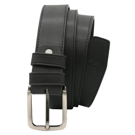 Férfi ajándék szett: öv és pénztárca ökológiai bőrből Rovicky PU R-N003L-120-PU03 BLACK
