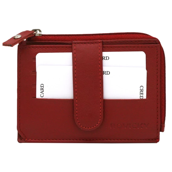 Bőr kulcstartó C002-AGN Piros