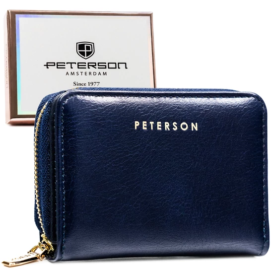 Női PU pénztárca PTN 010-HF Navy