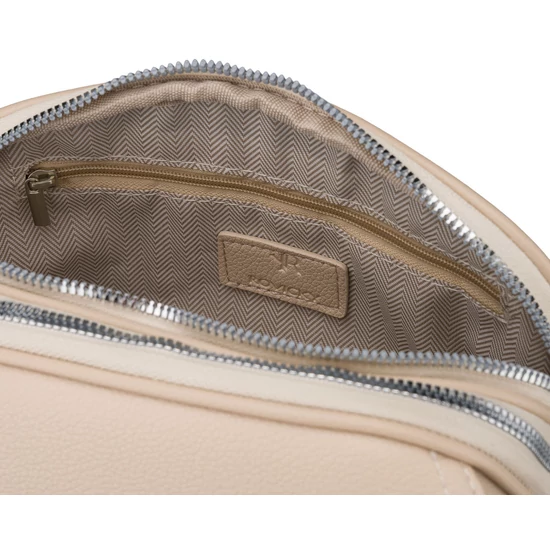 Női kézitáska PU R-074-02 L.Beige