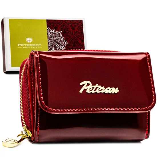 Női bőr pénztárca PTN BC-423229 Piros