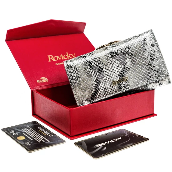 ROVICKY 8810-SNR RFID bőr pénztárca
