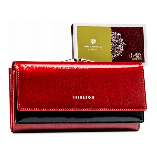 PETERSON PTN 421028-SH RFID bőr pénztárca