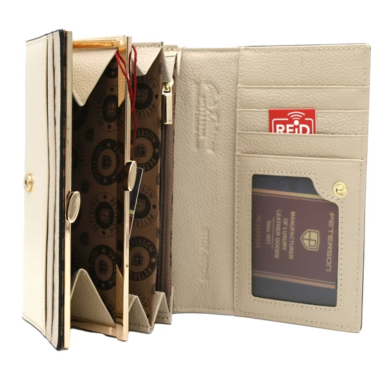 Női bőrtárca PTN 1N-466 Pearl