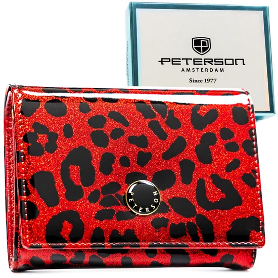 Női pénztárca bőr+PU PTN PS445-PDS Red