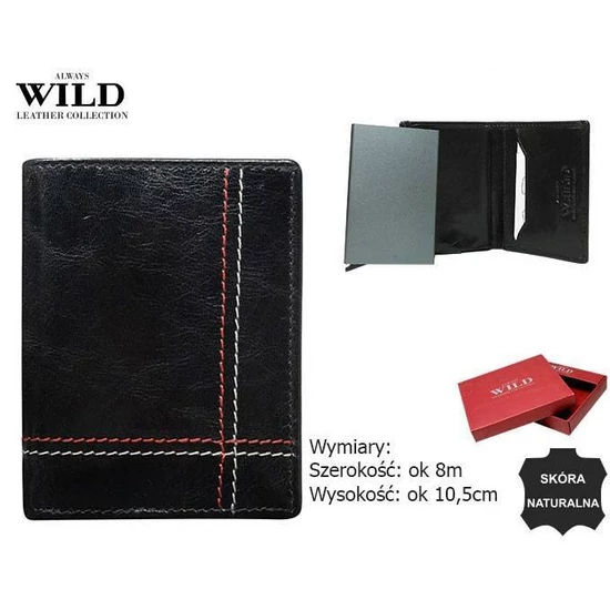ALWAYS WILD RFID bőr pénztárca N9001-VTK-D