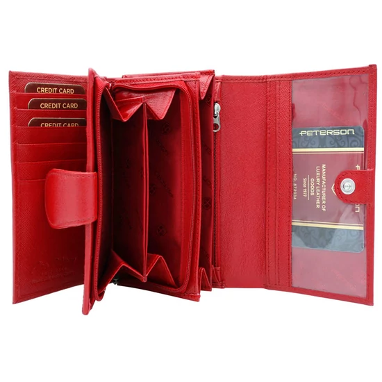 PETERSON PTN RD-21-GCLS RFID bőr pénztárca
