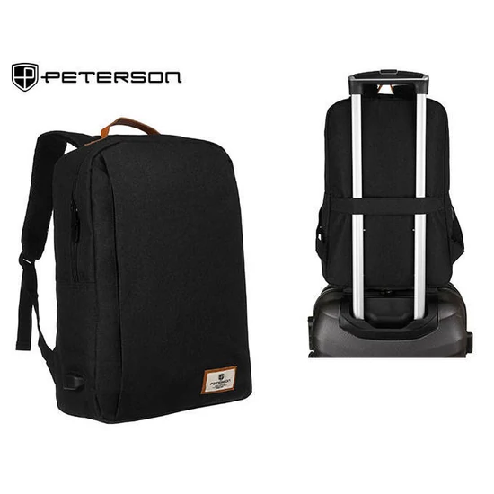 Peterson Hátizsák PTN BPP-02 FEKETE 